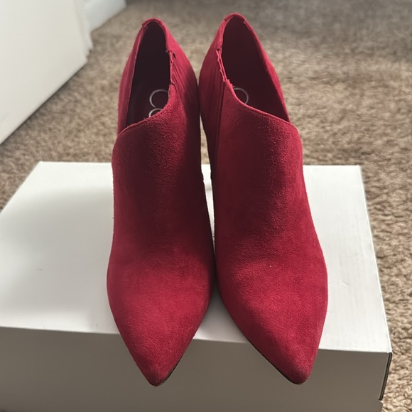Red Calvin Klein Booties - Picture 4 of 4
